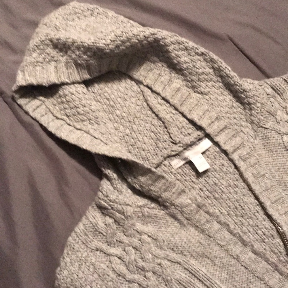 OLD NAVY chunky zipper front sweater